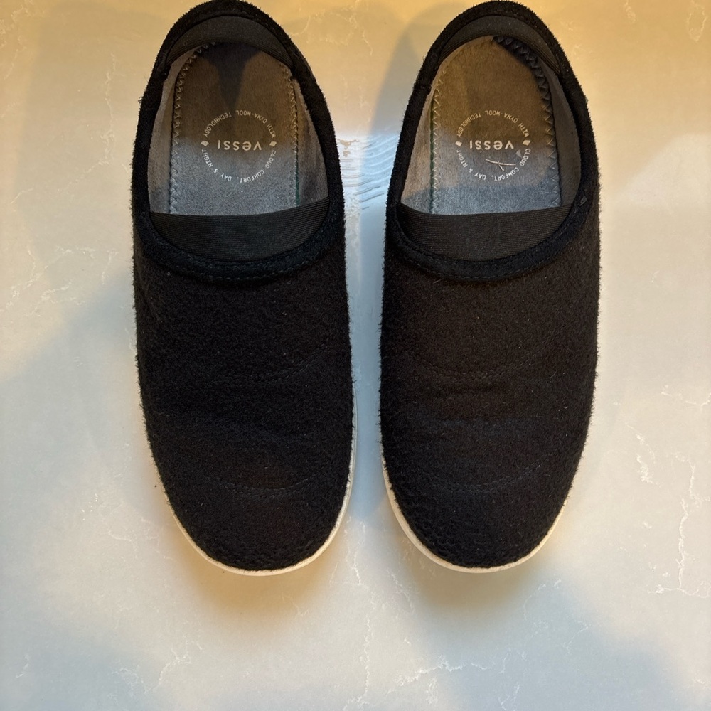 Vessi Sunday Slippers Black Waterproof Knit | Men’s 6 - Picture 6 of 9